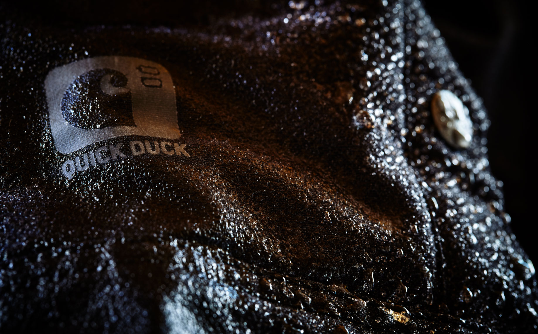 Product Photographer Gear Carhartt Quick Duck Mens  Water Proof Jacket Detail Logo