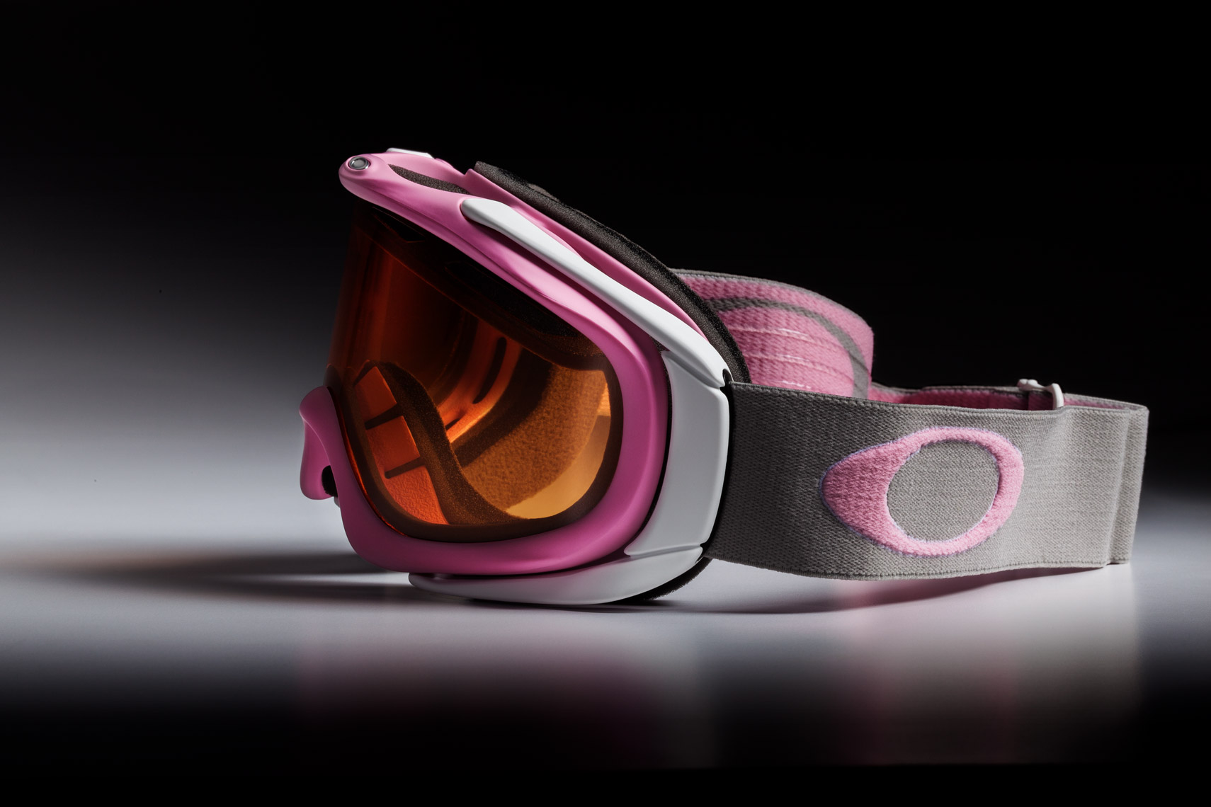 Product Photography Gear Oakley Snow Womens Goggles Pink Gray White Moody Backlight Denver