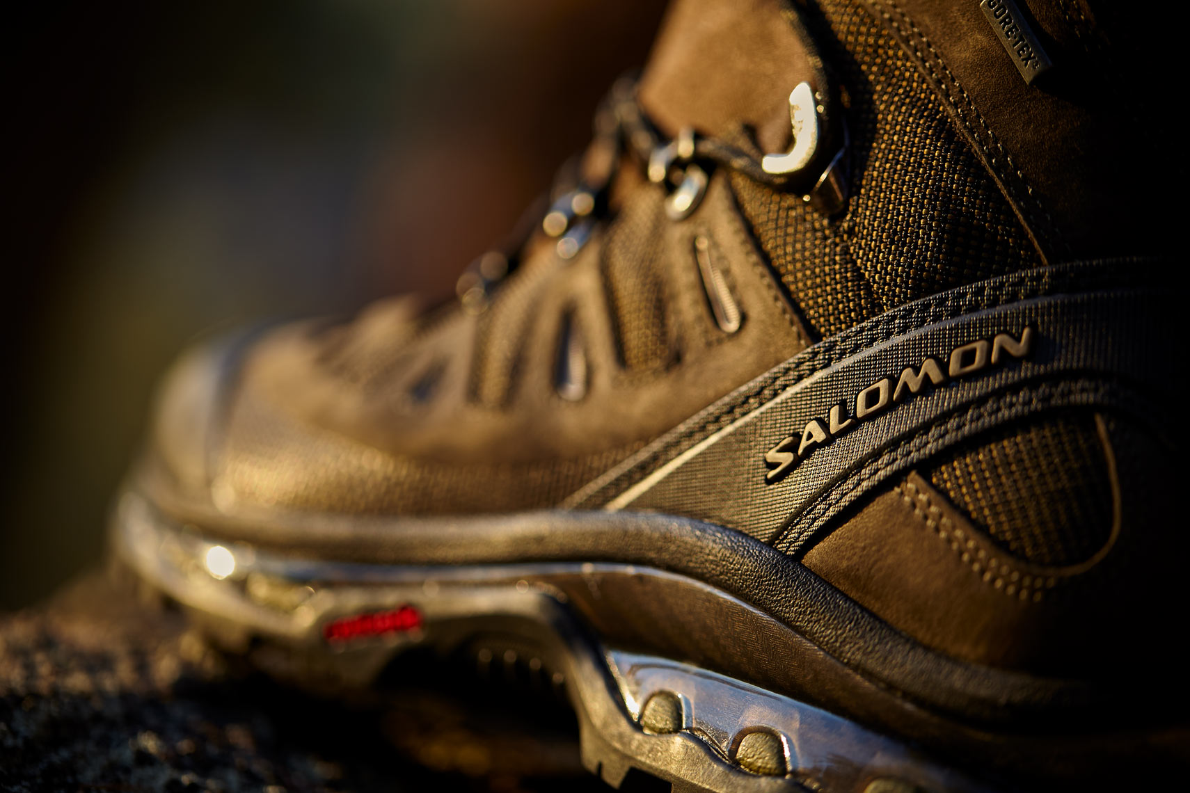 Product Photography Gear Salomon GTX Boot Hiking Backpacking Adventure Outdoor From REI Denver
