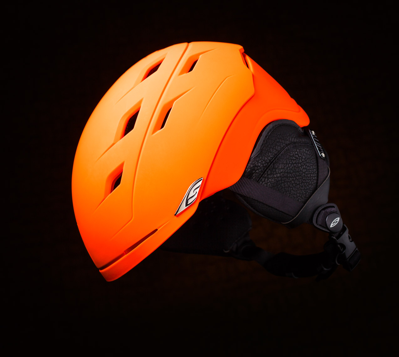 Product Photography Gear Smith Snowboard Helmet Winter Sport Orange Glow Chicago Denver St. Louis  