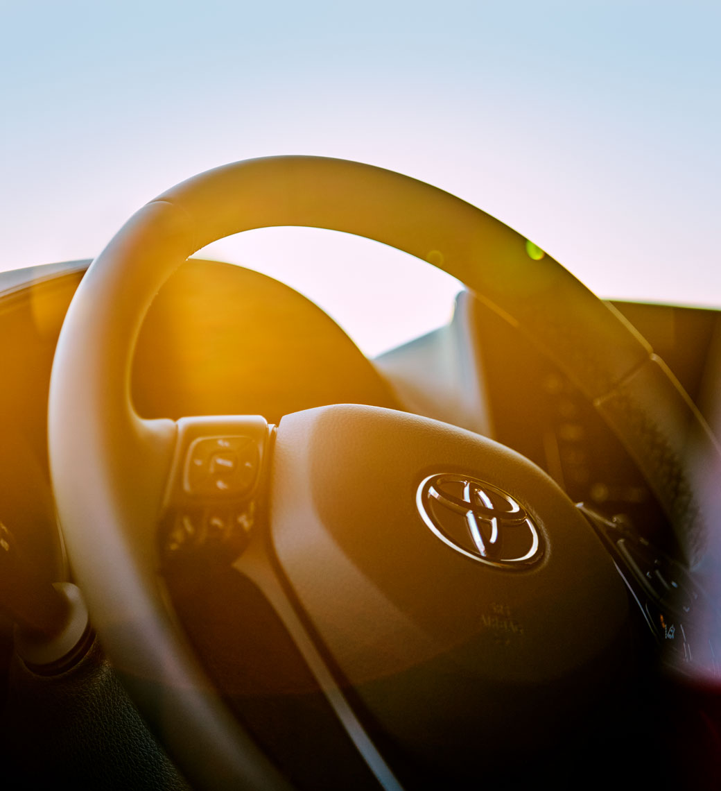 Location Photography Toyota CHR Steering Wheel Chicago Lakeshore