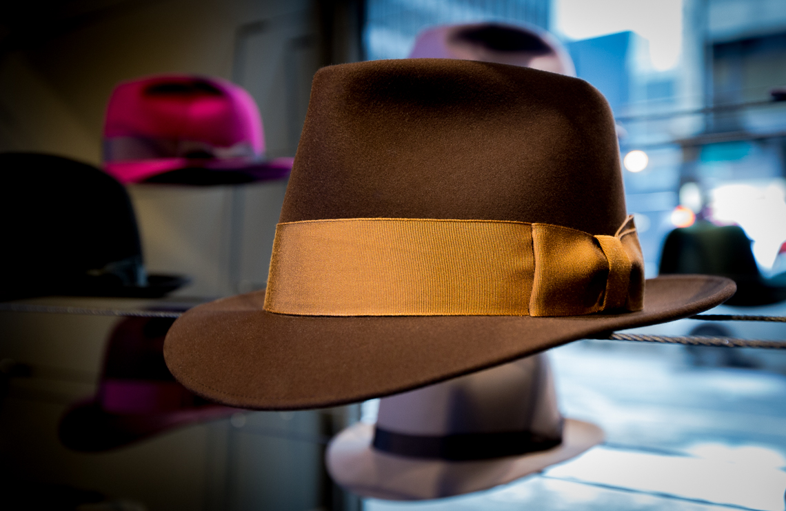05 Optimo Hats Chicago Fedora Graham Thompson Best Hats Made Monadnock Fedora